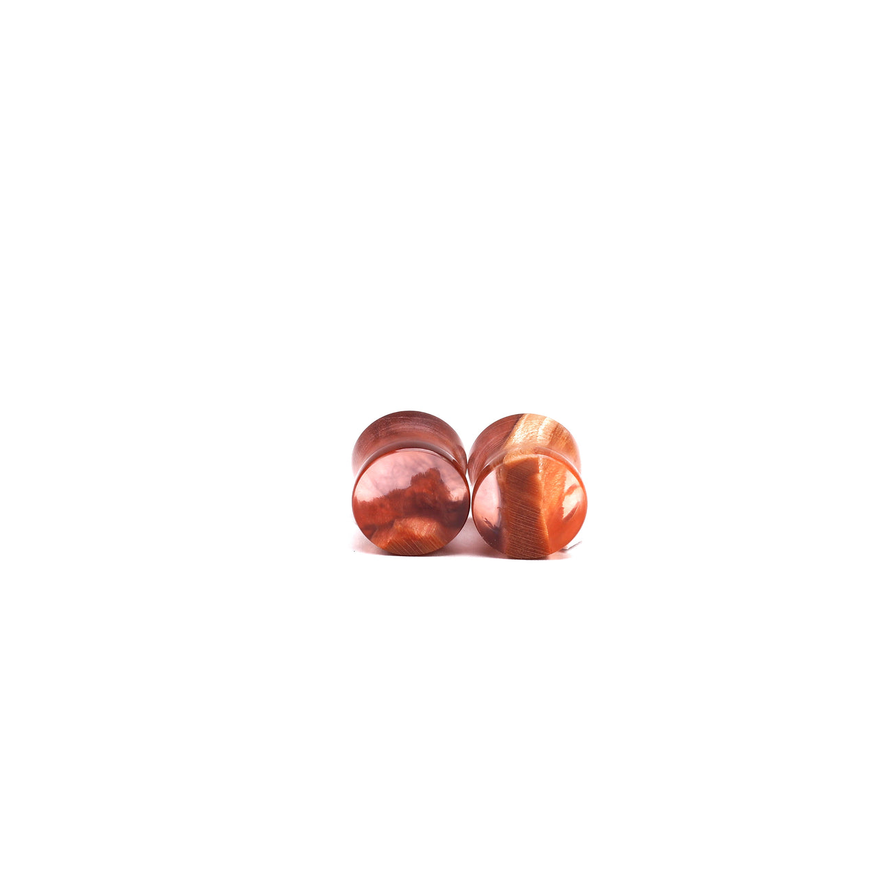 1/2" (13mm) Birdseye Maple Orange Resin Plugs