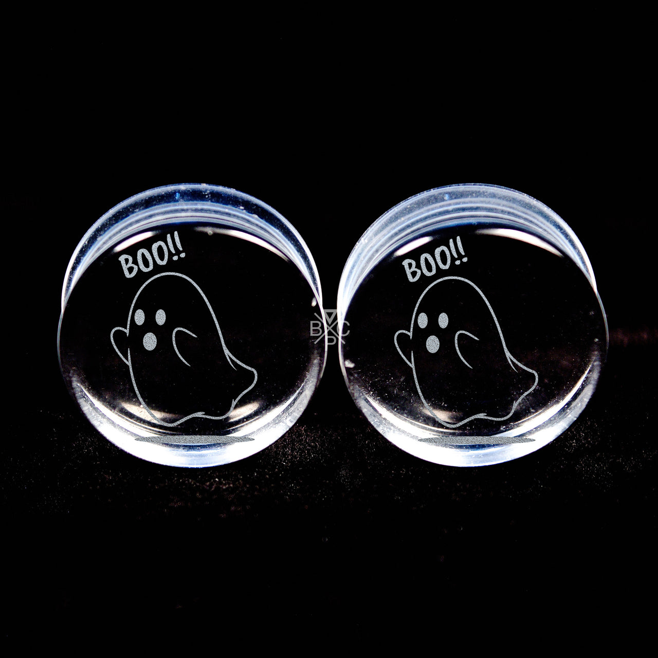 Ghost Clear Glass Plugs