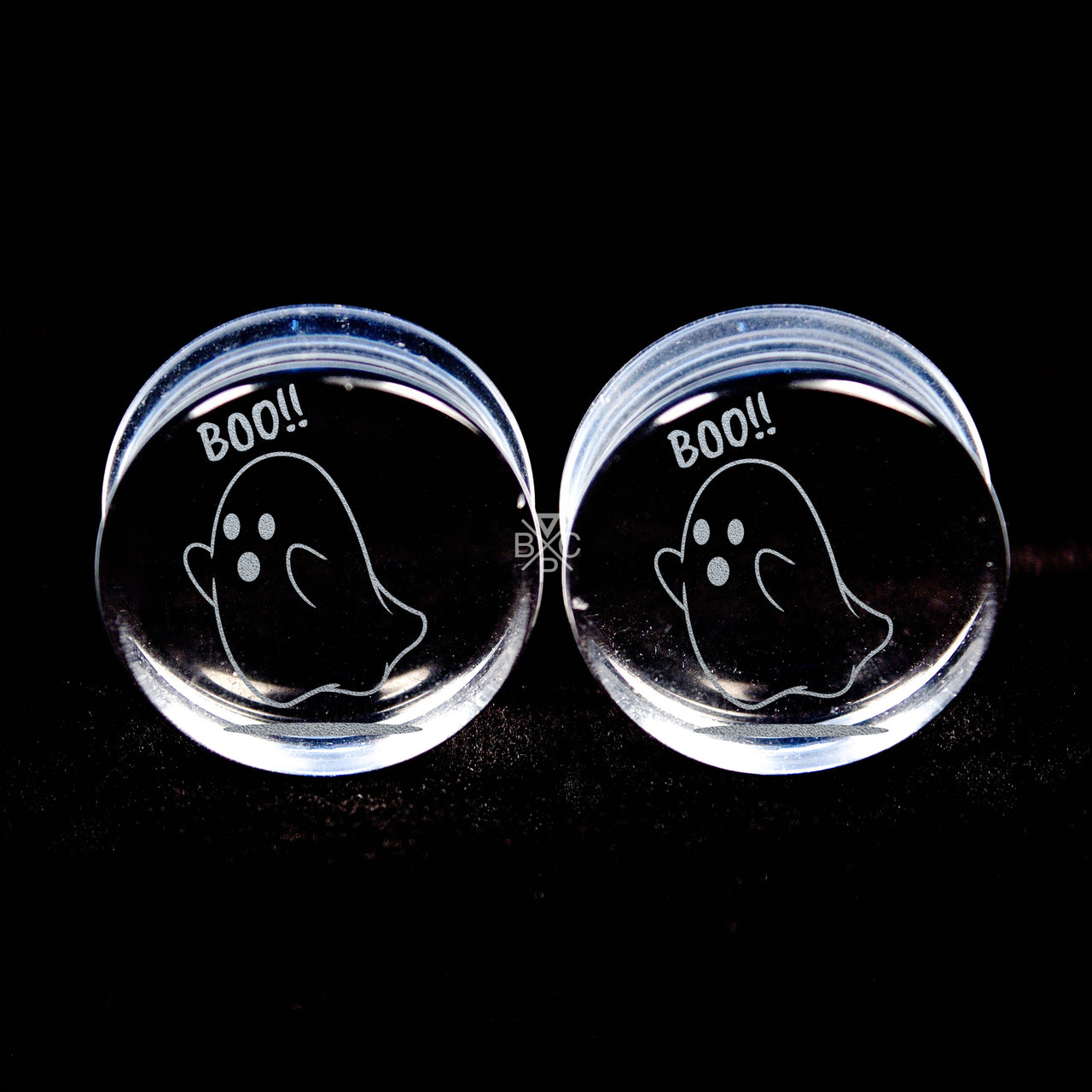 Ghost Clear Glass Plugs