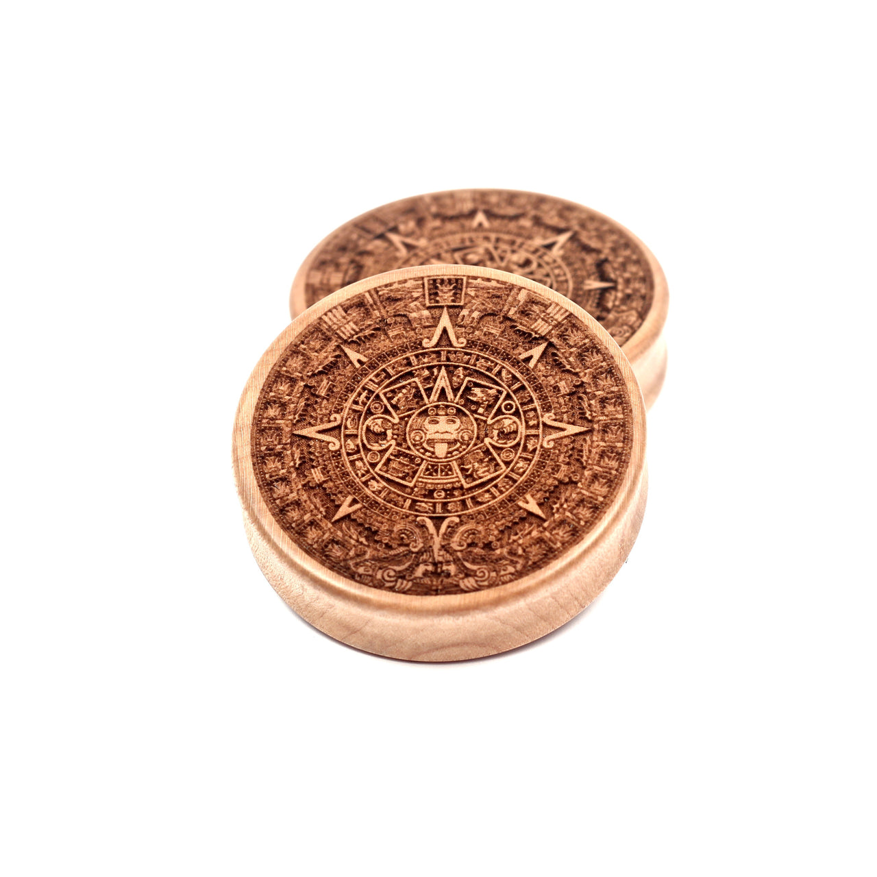 Aztec Calendar-MA Large Plugs - BC Plugs  - 1