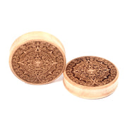 Aztec Calendar-MA Large Plugs - BC Plugs  - 2