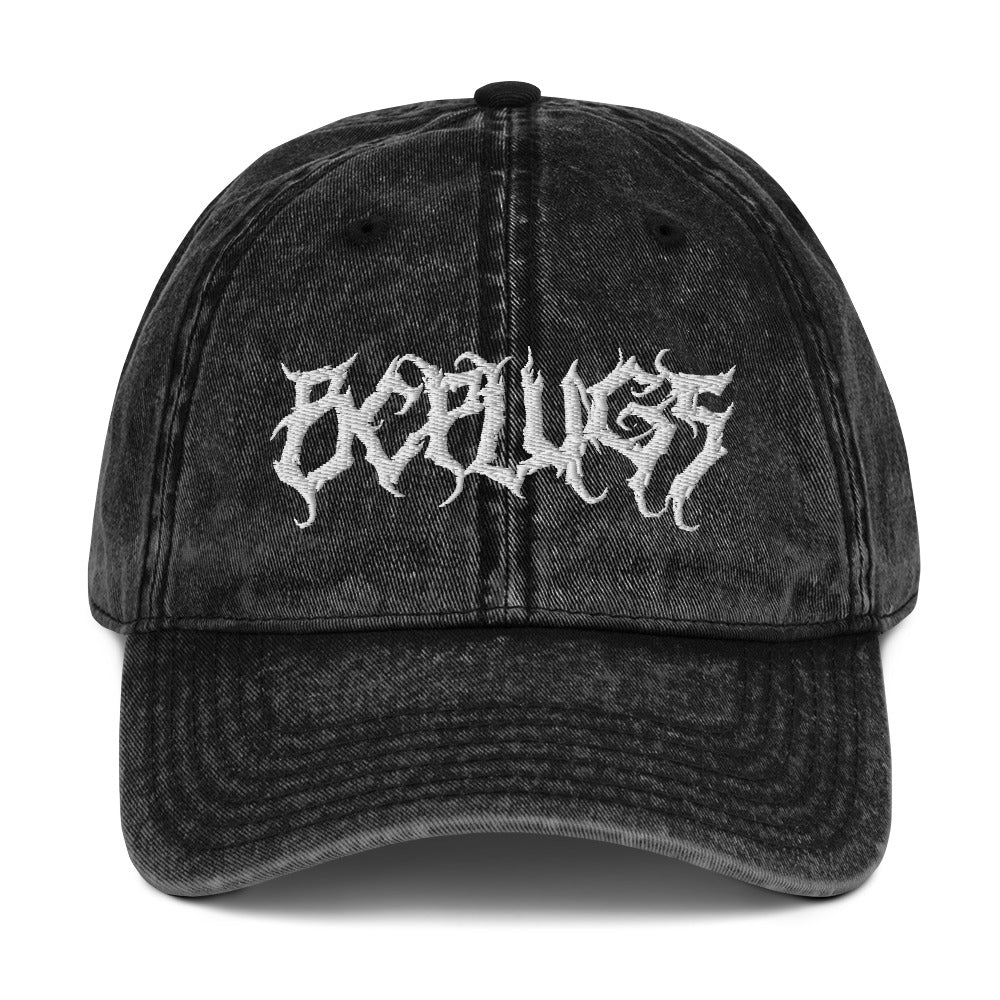 Vintage Death Metal Logo hat - black